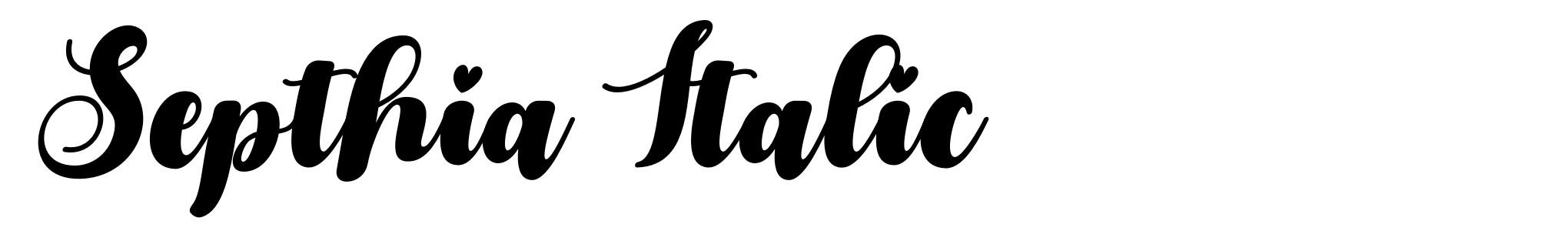 Septhia Italic image